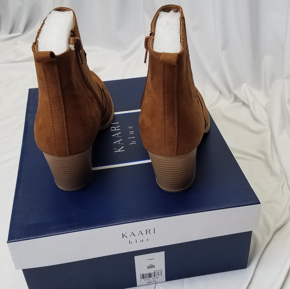 Kaari blue ankle boots - Picture 3 of 5